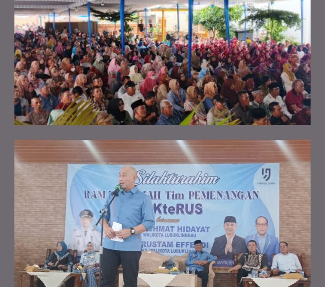 Ribuan Warga Linggau Tumpah Ruah di Kediaman Wali Kota Yoppy