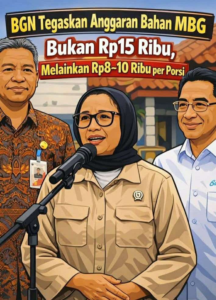 BGN: Jatah MBG Rp 8-10 Ribu Per Porsi, Bukan Rp 15 Ribu