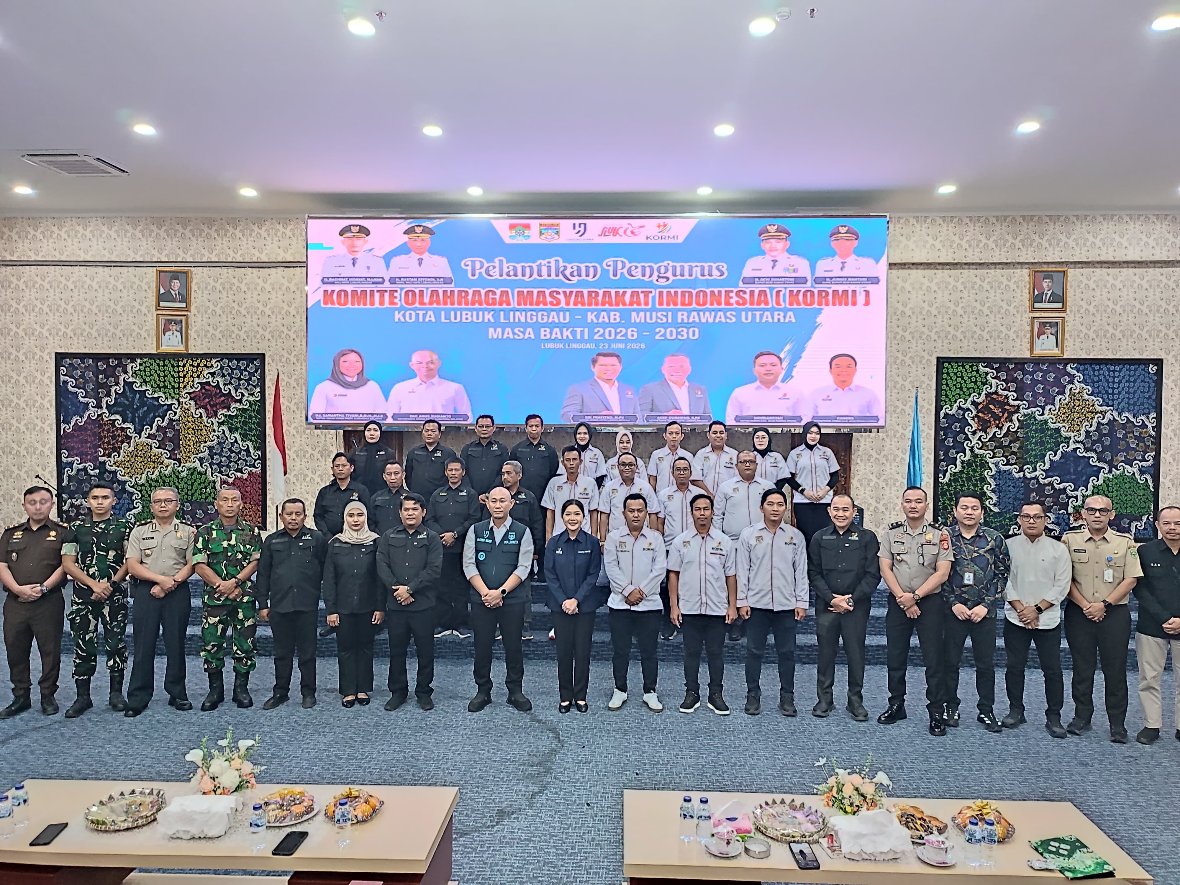 KORMI Lubuk Linggau 2026–2031 Resmi Dilantik, Siap Majukan Olahraga Masyarakat